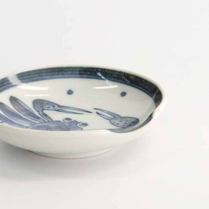 Tokyo Design Studio Mini Assiette avec Porte-Baguettes - 9,4x2,3cm Crabe – Image 2