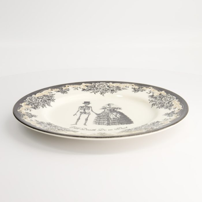Tokyo Design Studio - Skull Design - Mariage - Assiette de dîner - 28x2,3cm – Image 2