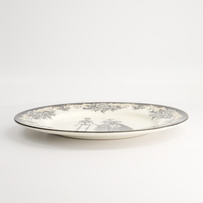 Tokyo Design Studio - Skull Design - Mariage - Assiette de dîner - 28x2,3cm – Image 3