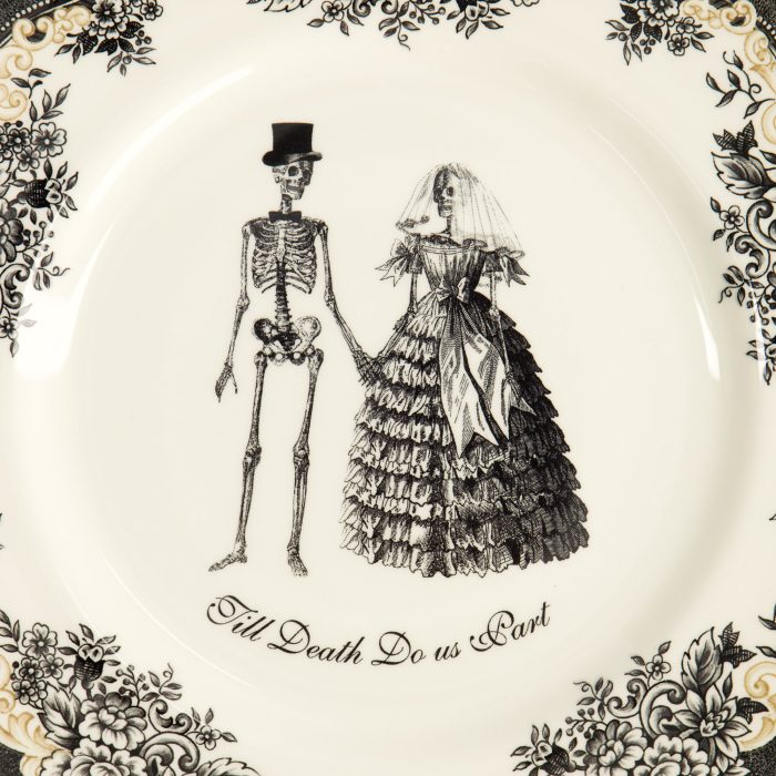 Tokyo Design Studio - Skull Design - Mariage - Assiette de dîner - 28x2,3cm – Image 4