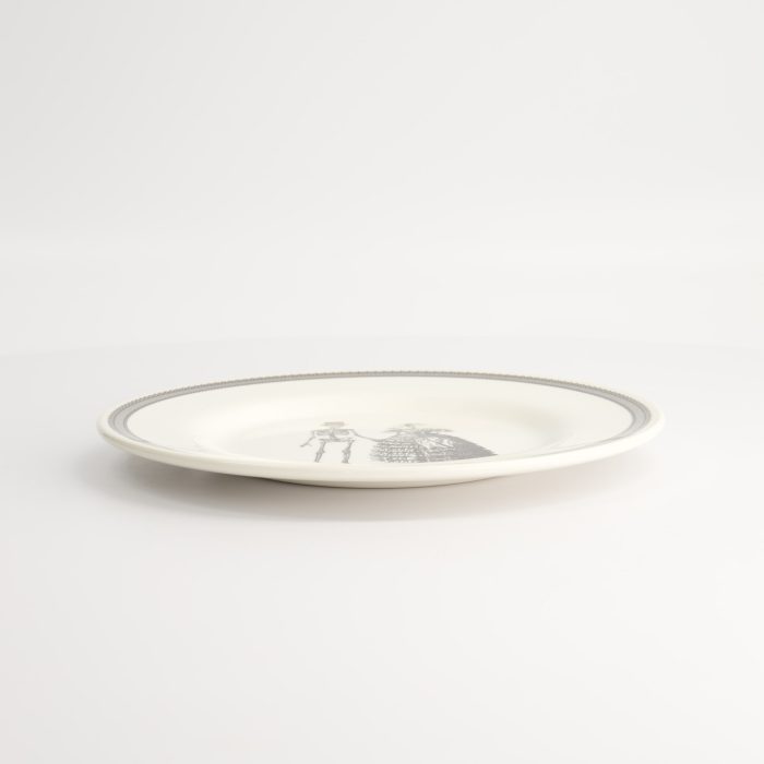 Tokyo Design Studio - Design de crâne - Mariage - Assiette à petit-déjeuner - 21x2cm – Image 3