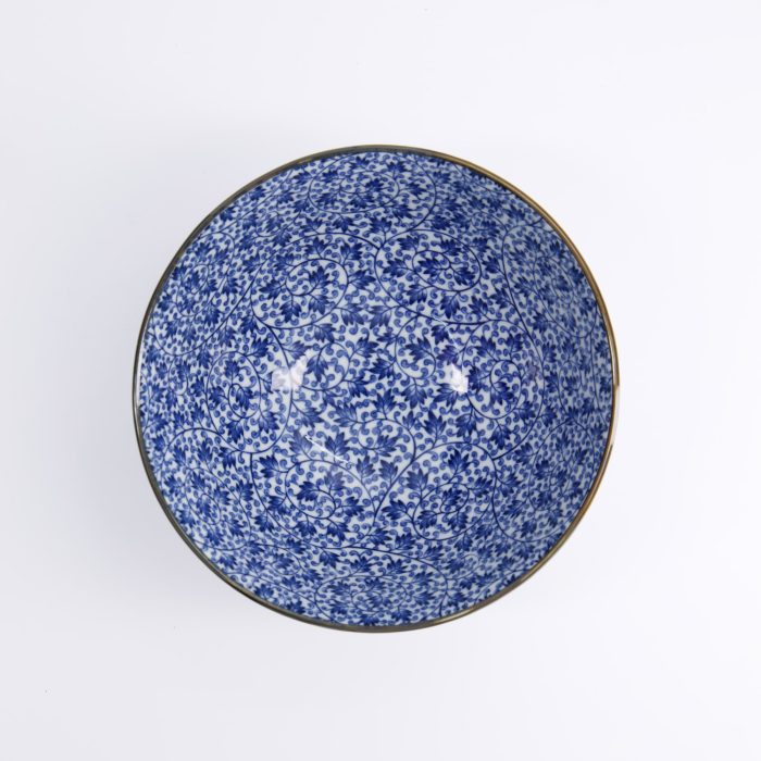 Tokyo Design Studio - Mixed Bowls - Hana - Bleu -18x9cm 1000ml - Karakusa – Image 2