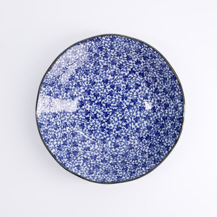 Tokyo Design Studio - Hana Blue - Assiette à Pâtes - 21x5cm - Momiji Maple – Image 4