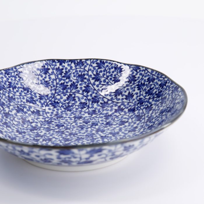 Tokyo Design Studio - Hana Blue - Assiette à Pâtes - 21x5cm - Momiji Maple – Image 3