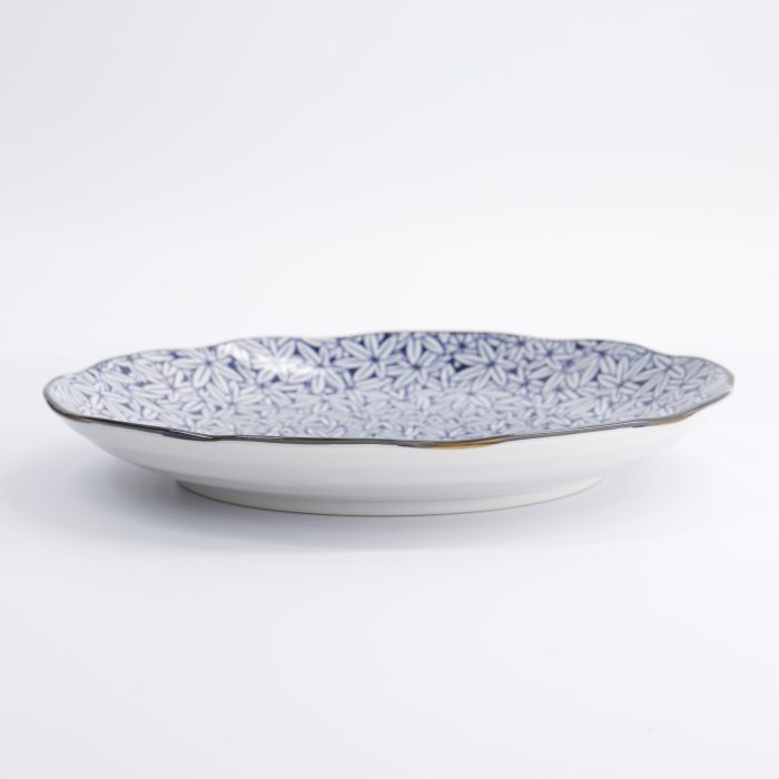 Tokyo Design Studio - Hana Blue - Assiette Ronde - 25,5x3,5cm - Momiji Maple – Image 3