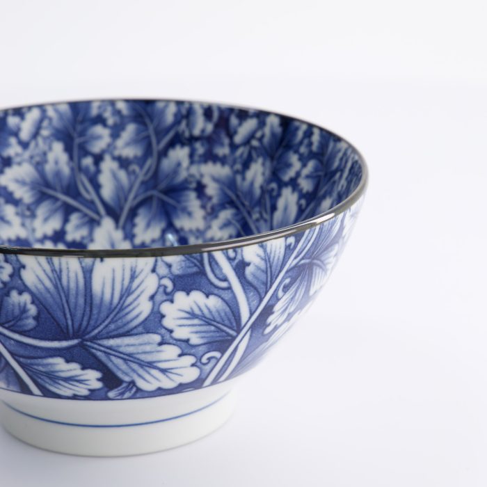 Tokyo Design Studio - Mixed Bowls - Hana - Bleu -18x9cm 1000ml - Dami Botan – Image 2