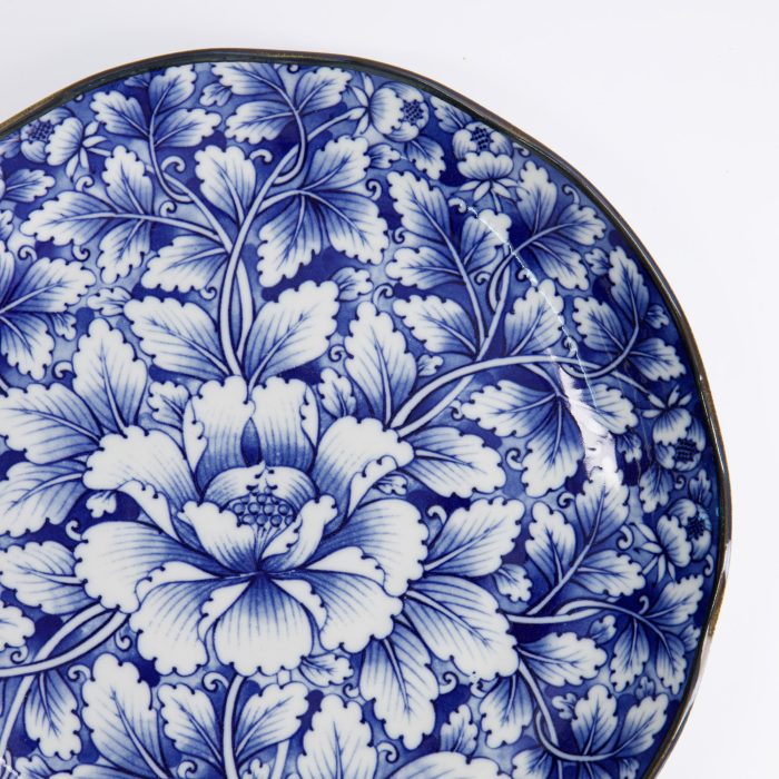 Tokyo Design Studio - Hana Blue - Assiette Ronde - 25,5x3,5cm - Dami Botan – Image 4