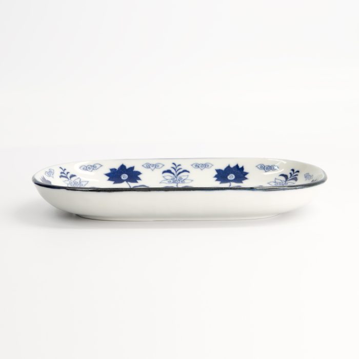 Tokyo Design Studio - Blue Botan - Assiette Oblongue - 18,7x13cm – Image 3