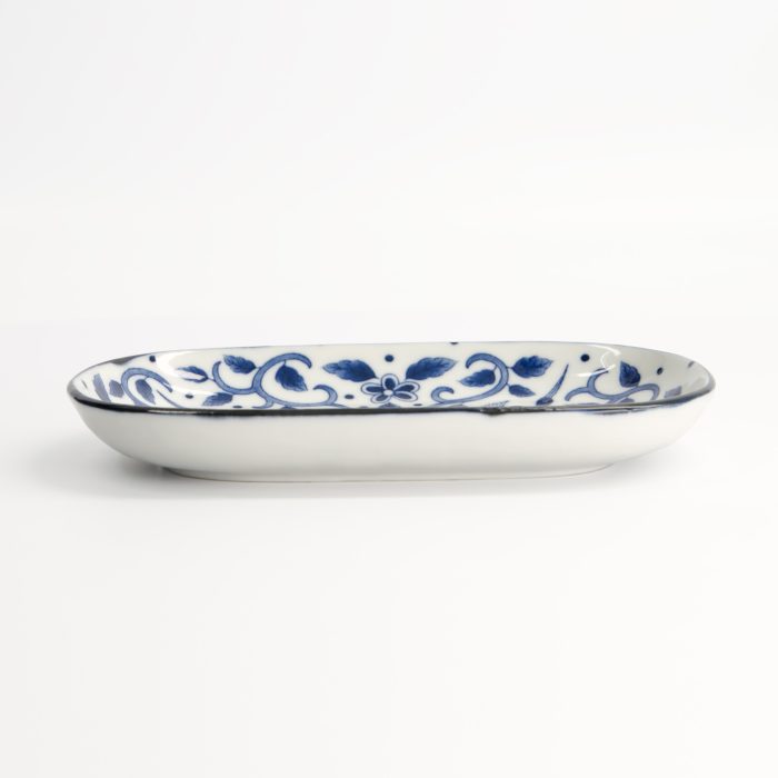 Tokyo Design Studio - Blue Maizuru - Assiette Oblongue - 18,7x13cm – Image 3