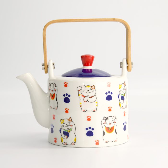 Tokyo Design Studio - Kawaii - Chat Porte-Bonheur - Théière - Coffret Cadeau - 0,8lt – Image 5
