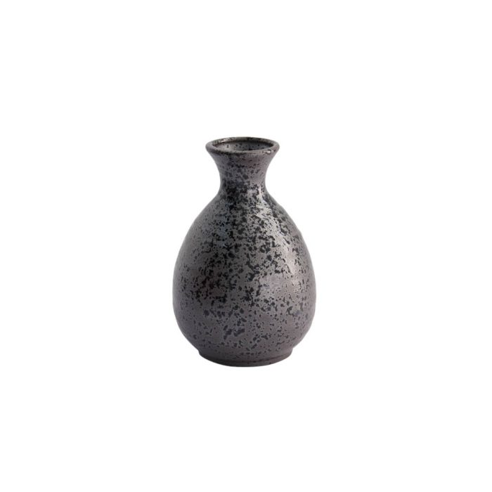Bouteille de Sake - Noir - Tetsusabi - 12,5x8cm – Image 3