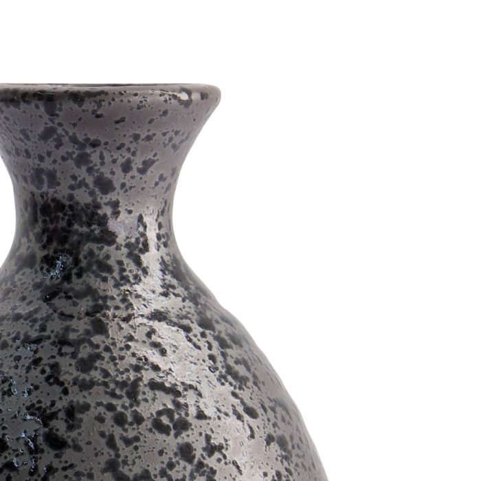Bouteille de Sake - Noir - Tetsusabi - 12,5x8cm – Image 2
