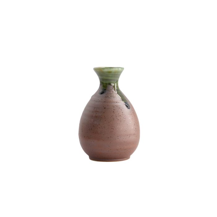 Bouteille de Sake - Iga Brun - 12,5x8cm