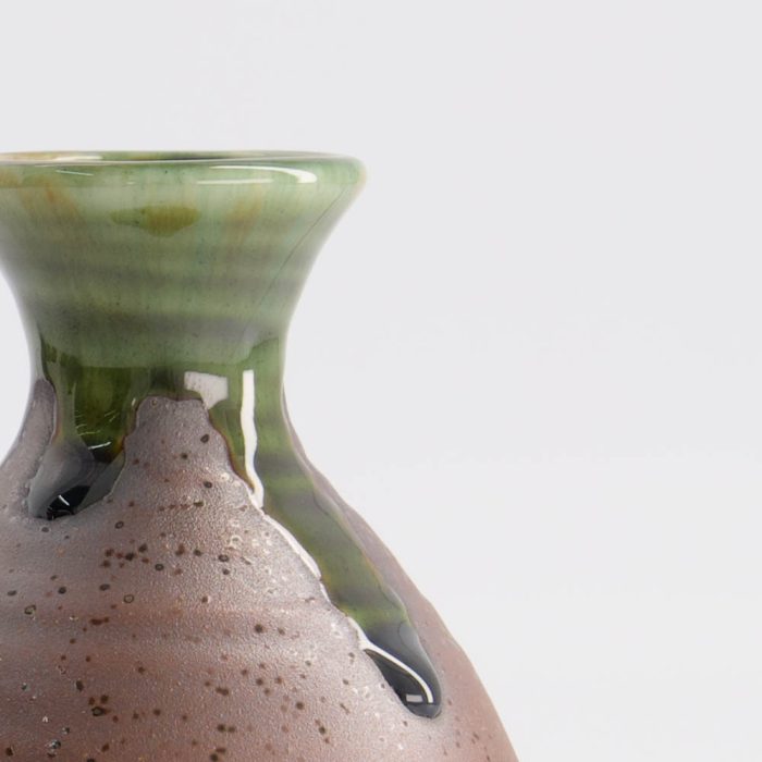Bouteille de Sake - Iga Brun - 12,5x8cm – Image 3