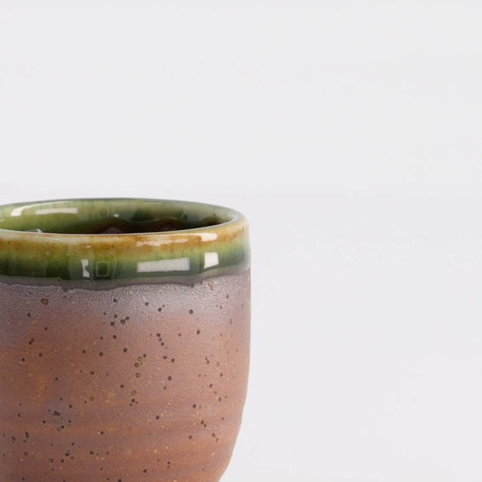 Tasse à Sake - Iga Marron - 4.5x4.5cm - 50ml – Image 3