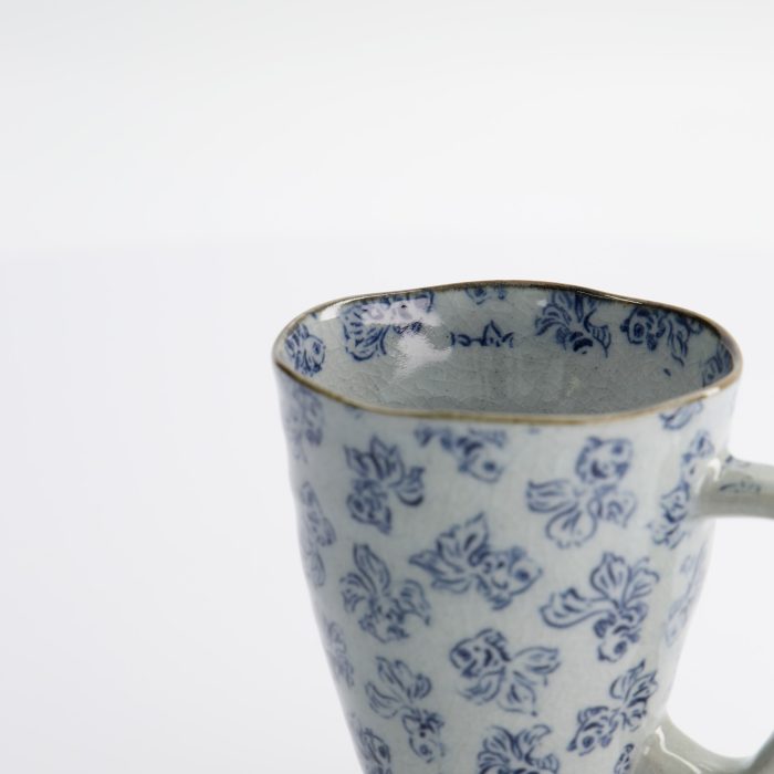 Tokyo Design Studio - Poisson Rouge - Tasse - Bleu/Gris - 9x11cm - 400ml – Image 4