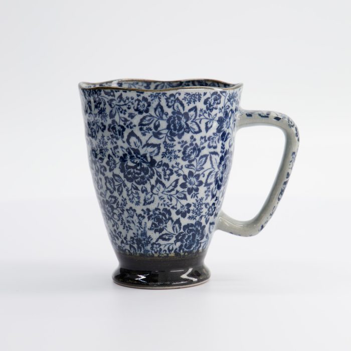 Tokyo Design Studio - Rose Anglaise - Tasse - Bleu/Gris - 9x11cm - 400ml – Image 2