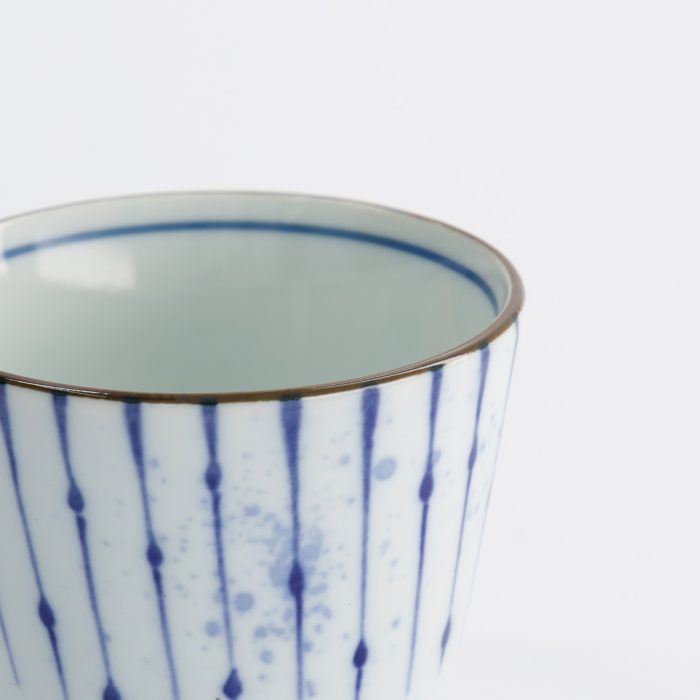 Tokyo Design Studio - Tasse à thé - Droite - Bleu/Blanc - Japon - Fukizumi - 8.3x6.5cm - 180ml – Image 4
