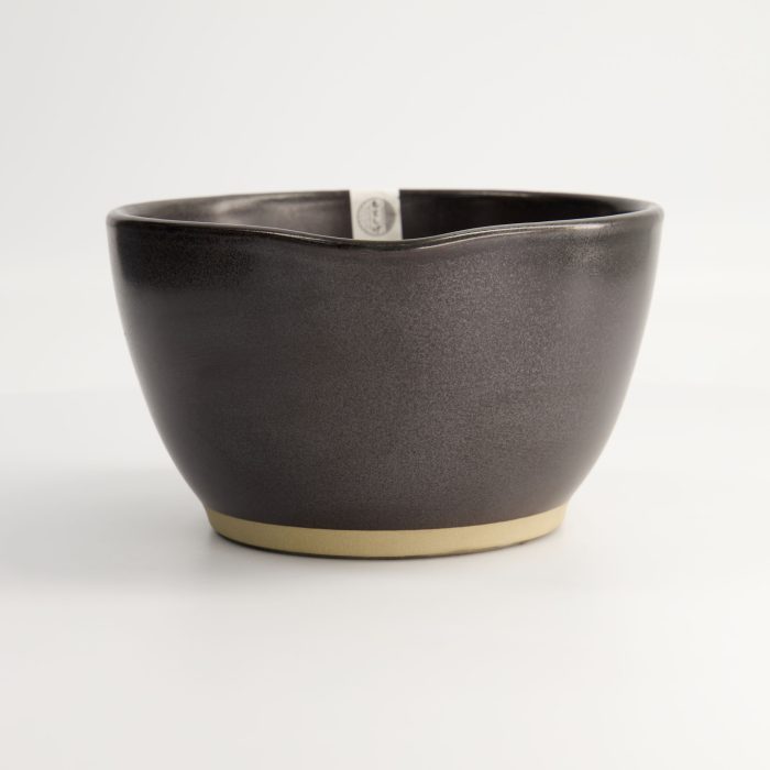 Tokyo Design Studio - Mortier de Cuisine - Bol Suribachi avec Base Antidérapante - Noir - 18,5x10x18cm – Image 3