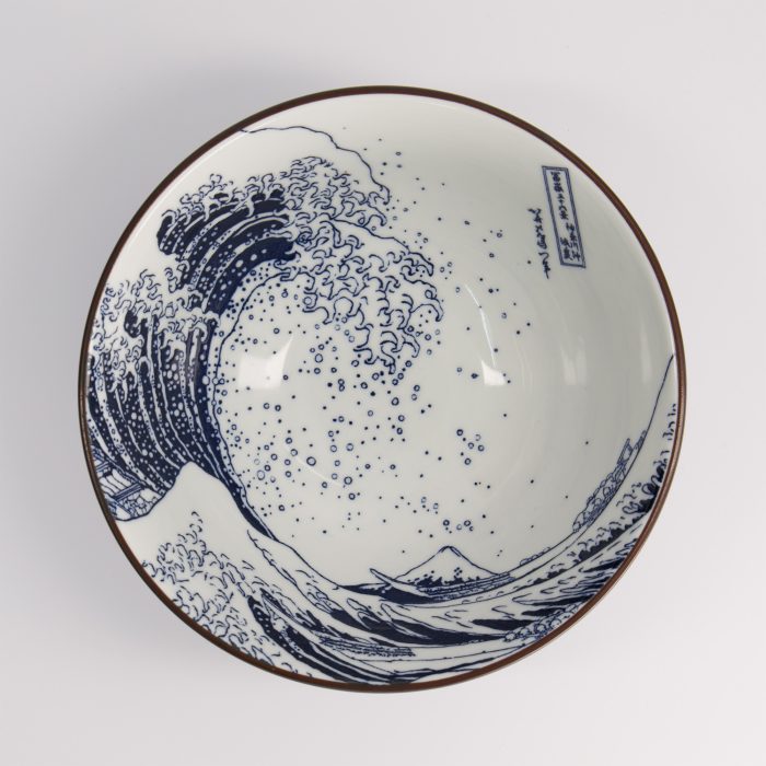 Tokyo Design Studio - Ramen Bowl - Hokusai - 17x8cm - Bleu/Blanc – Image 3