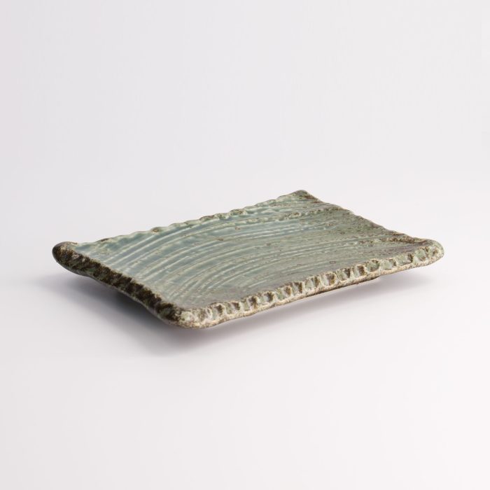 Tokyo Design Studio - Grande Assiette - Wabi Uguisu - 17.5x13x2.2cm – Image 4
