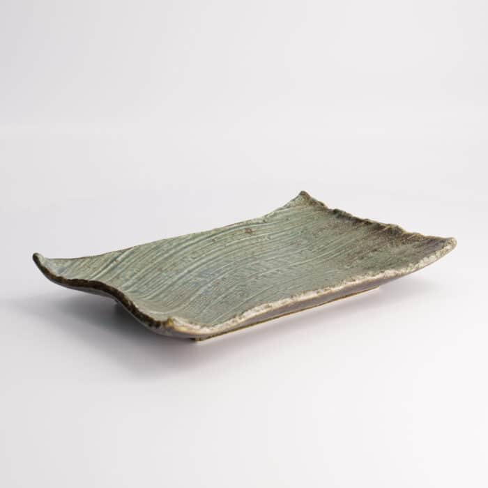 Tokyo Design Studio - Grand Plate - Wabi Uguisu - 26x17.5x3.5cm – Image 4