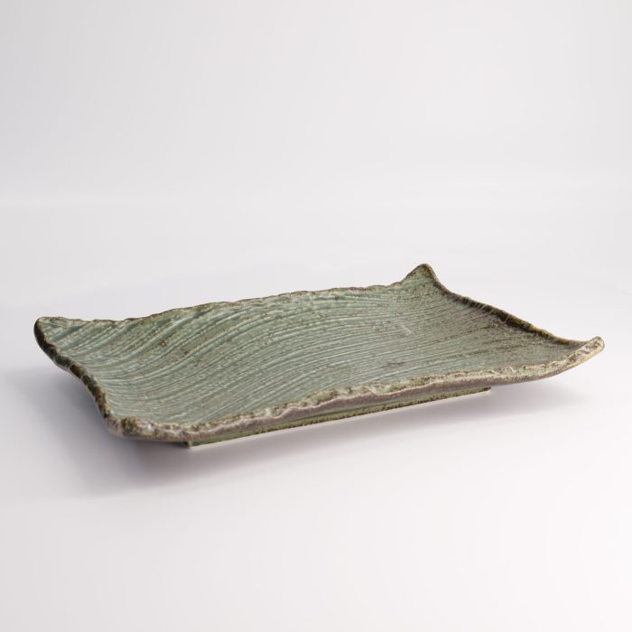 Tokyo Design Studio - Grand Assiette - Wabi Uguisu - 31x21x4cm – Image 4