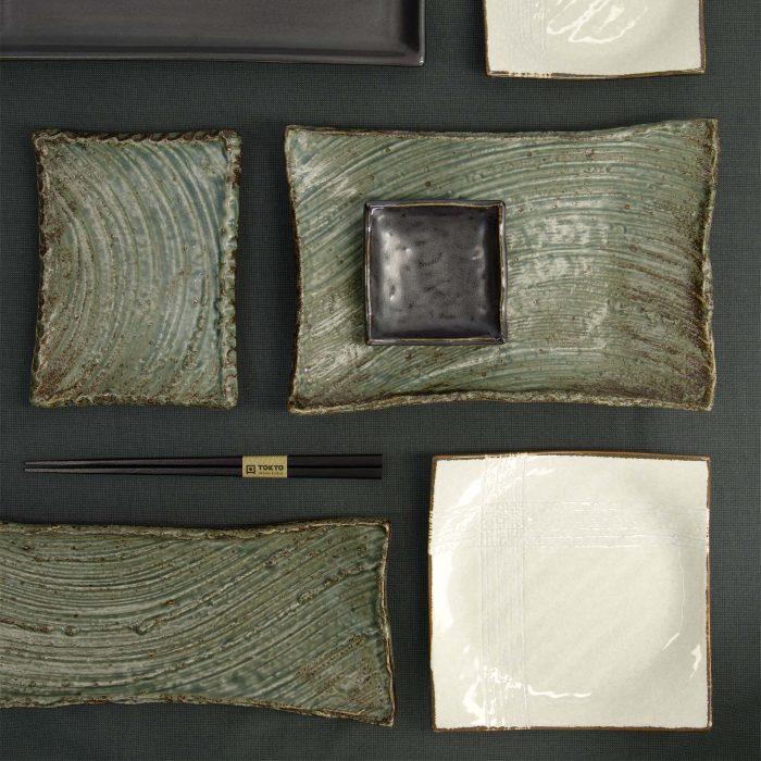 Tokyo Design Studio - Grand Assiette - Wabi Uguisu - 31x21x4cm – Image 5