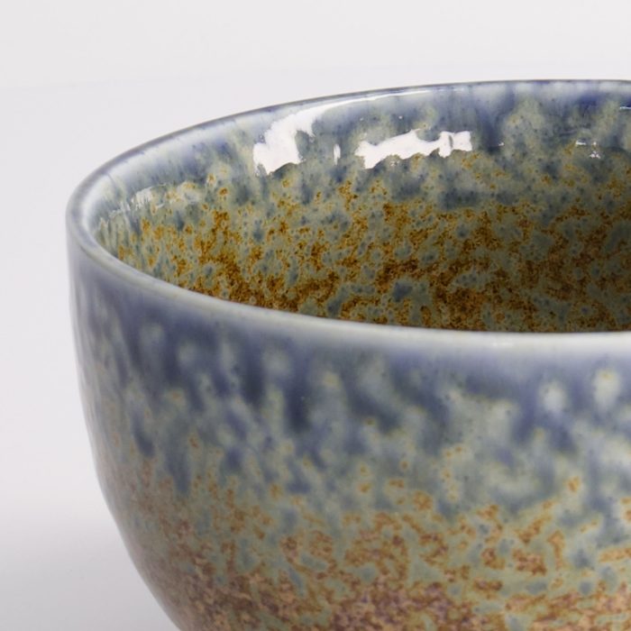 Tokyo Design Studio - Minoyaki - Reef Blue - Tayo Bowl - 12.7x7cm - 550ml – Image 4