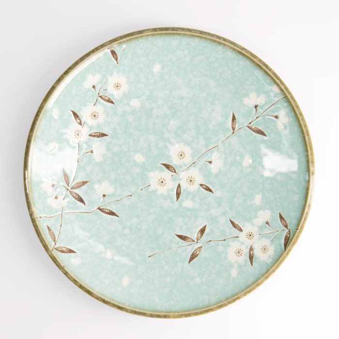 Tokyo Design Studio - Lichtblauw - Sakura - Bord - 26x3.4cm