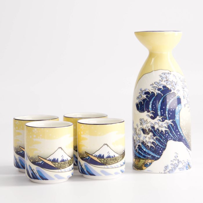 Tokyo Design Studio - Kawaii - Hokusai - Sake Set 1:4 - 120/50ML – Image 3