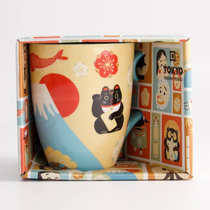 Tokyo Design Studio - Kawaii - Japan-B Tasse - W/Boîte cadeau - 8,5x10,2cm - 380ml – Image 4