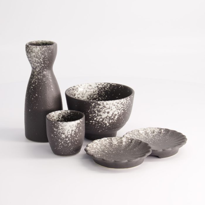 Tokyo Design Studio - Silver Grey - Bouteille de Sake - 13,5 cm - 150 ml – Image 3