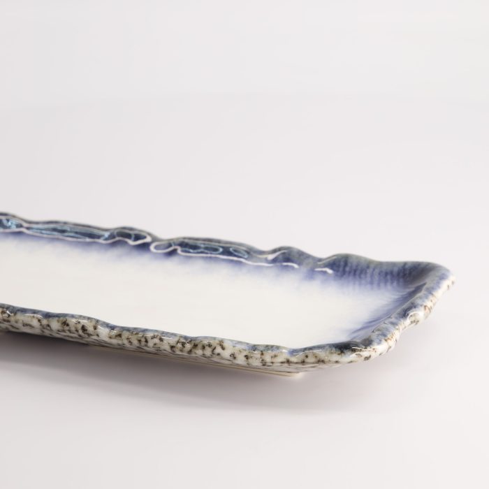 Tokyo Design Studio - Tajimi - Bleu/Blanc - Assiette - 31,7x11,2cm – Image 4