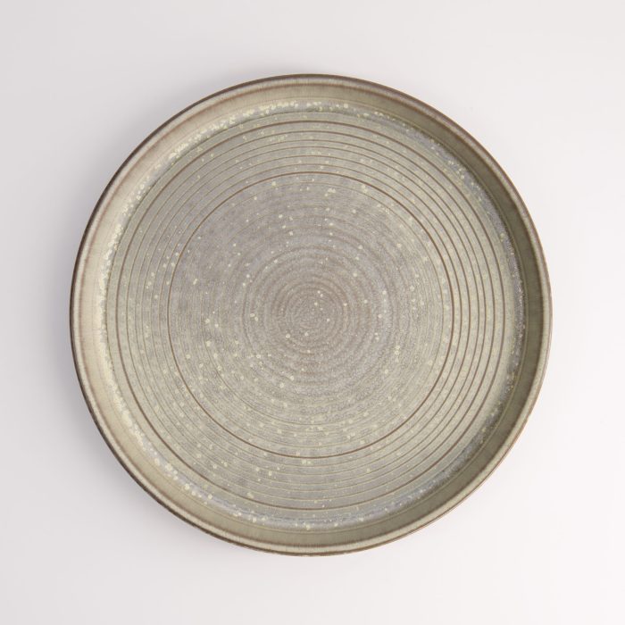 Tokyo Design Studio - Assiette Ronde avec Bord - Gris - 23x3cm – Image 2