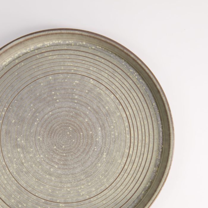Tokyo Design Studio - Assiette Ronde avec Bord - Gris - 23x3cm – Image 4