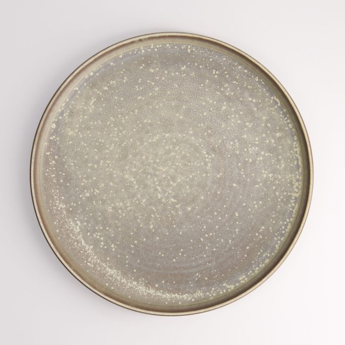 Tokyo Design Studio - Assiette Ronde avec Bord - Gris - 26,5x3cm – Image 2