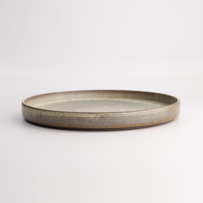 Tokyo Design Studio - Assiette Ronde avec Bord - Gris - 26,5x3cm – Image 3