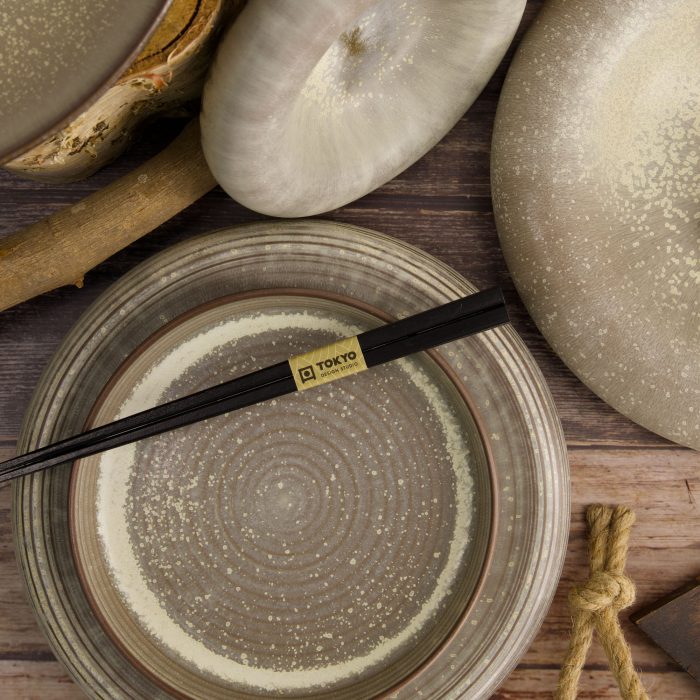 Tokyo Design Studio - Grande Assiette - Ronde - Grise - 24x5cm – Image 5