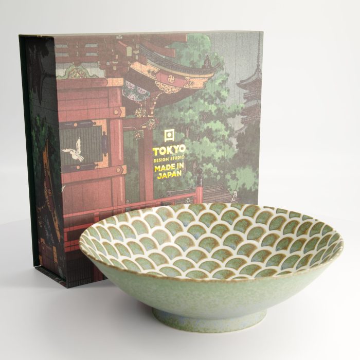 Tokyo Design Studio - Mixed Bowls - Vert Sauge Mermaid - Set de bol à ramen 1 pièce - 25,4x7,8 cm 1600 ml – Image 6