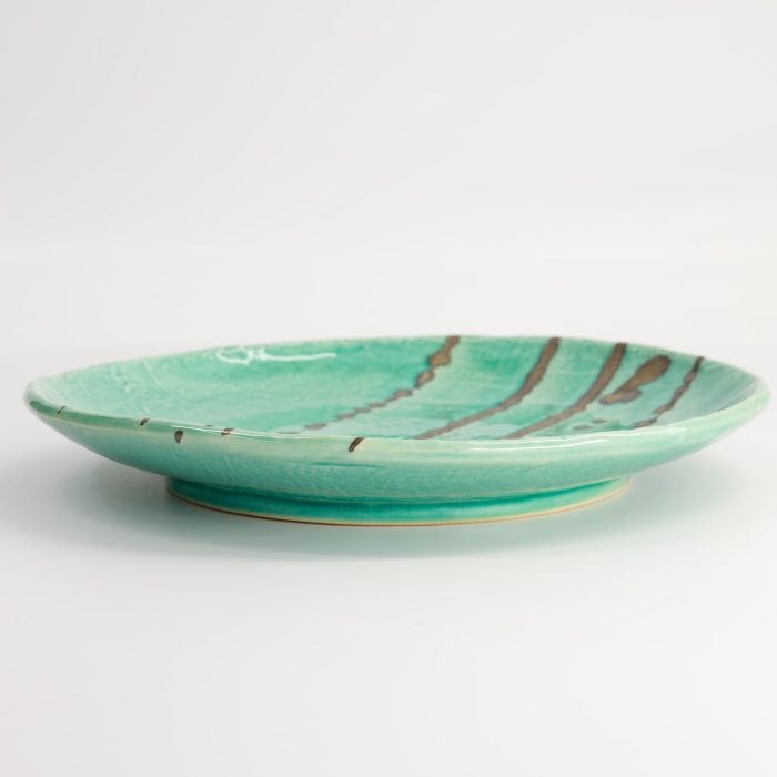 Tokyo Design Studio - Yamasaku - Turquoise - Assiette Ronde - 23x3cm – Image 3