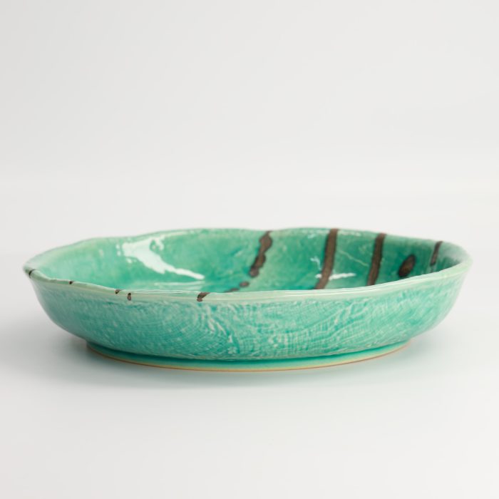 Tokyo Design Studio - Yamasaku - Turquoise - Assiette Plate - 21.5x3.5cm – Image 3