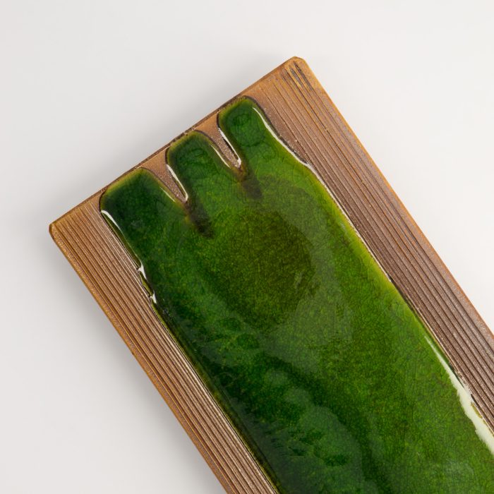 Tokyo Design Studio - Grande Assiette - Vert/Marron - 26x12cm – Image 4