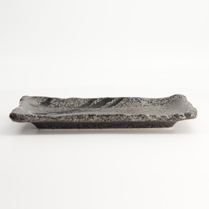 Tokyo Design Studio - Assiette Rectangulaire - Noir/Gris - 22,2x13,3x2 cm – Image 3
