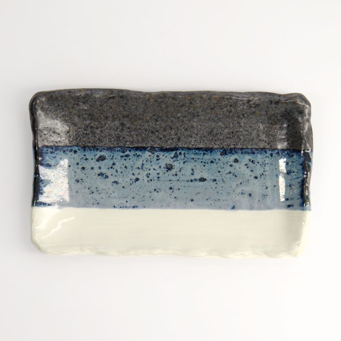 Tokyo Design Studio - Assiette Rectangulaire - Noir/Bleu/Blanc - 22,2x13,3x2 cm – Image 2