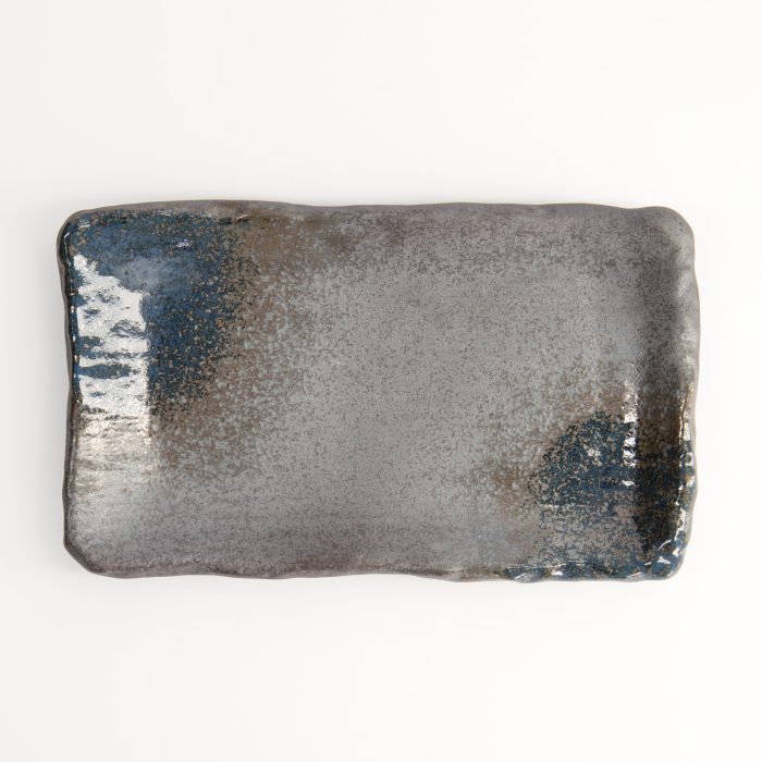 Tokyo Design Studio - Assiette Rectangulaire - Gris/Bleu - 22,2x13,3x2 cm – Image 2