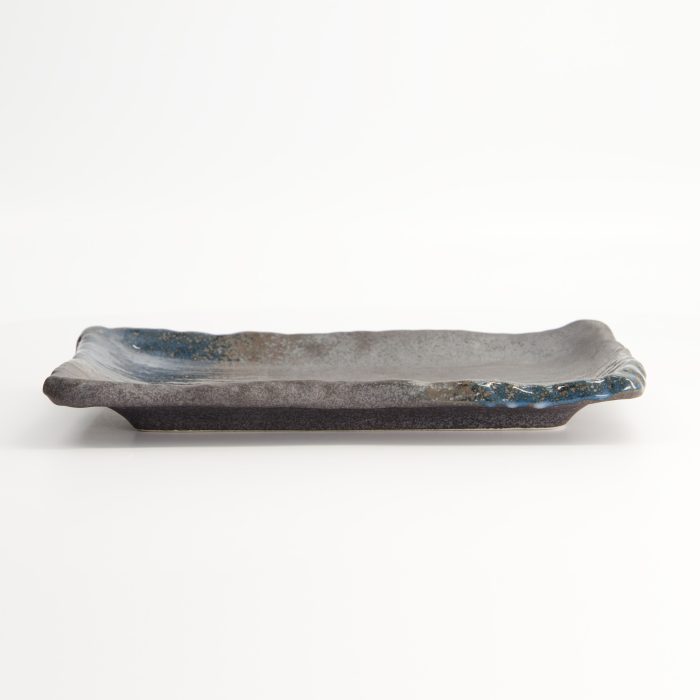 Tokyo Design Studio - Assiette Rectangulaire - Gris/Bleu - 22,2x13,3x2 cm – Image 3
