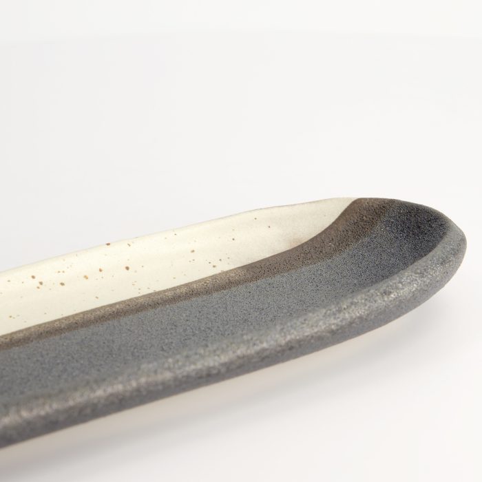 Tokyo Design Studio - Assiette Ovale - Noir/Brun - 34.5x10.8x2.5cm – Image 4