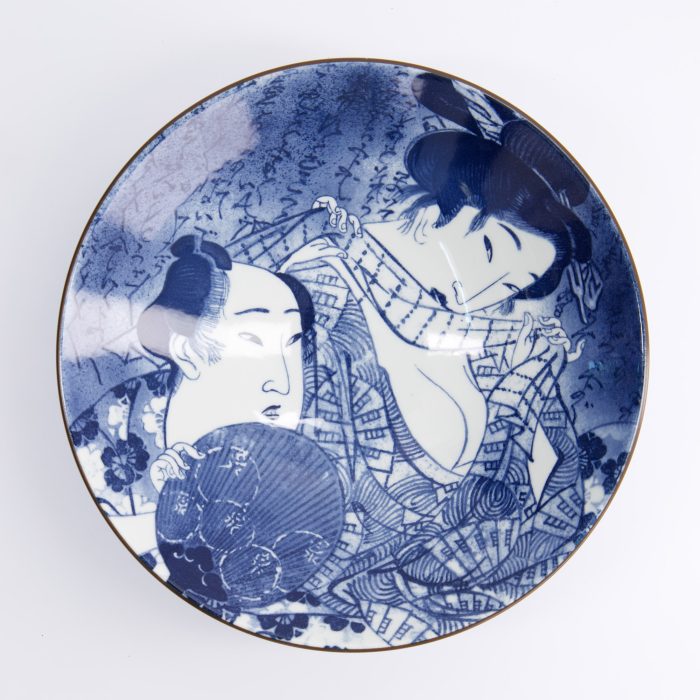 Tokyo Design Studio - Mixed Bowls - Bol à ramen - Ukiyoe - Bleu/Blanc - 24,5x7,5cm - 1400ml – Image 2
