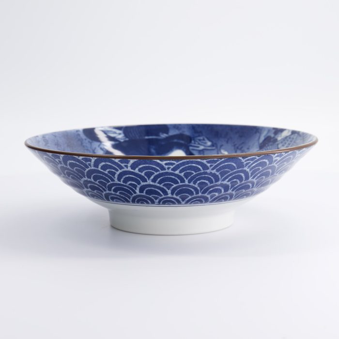 Tokyo Design Studio - Mixed Bowls - Bol à ramen - Ukiyoe - Bleu/Blanc - 24,5x7,5cm - 1400ml – Image 3